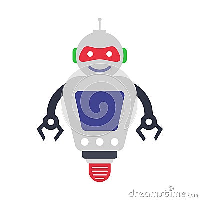 Cartoon automatic robot â€“ Vector Illustration
